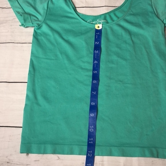 NWT Jessica Simpson Mint Green Crop Top Sz S - Picture 5 of 10